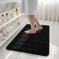 thumbnail image 2 of Softlife Absorbent Bathroom Rug Soft Microfiber Washable Bath Mat,24"x36",Black, 2 of 6
