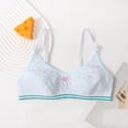 thumbnail image 3 of Girls Soft First Bra with Natural Fit, Training Bras for Girls Double-Layer Lined Light Blue 11-15 Years, 3 of 4