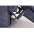 thumbnail image 5 of Gewnee Modern Fabric Power Reclining Sectional Sofa with USB Charging Ports, Solid Wood Frame, Padded Seats, for Living Room & Home,Blue, 5 of 10
