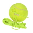 thumbnail image 2 of Natural Rubber Synthetic Wool Fiber Tennis Ball Dog Training Tennis Ball With String, 2 of 8