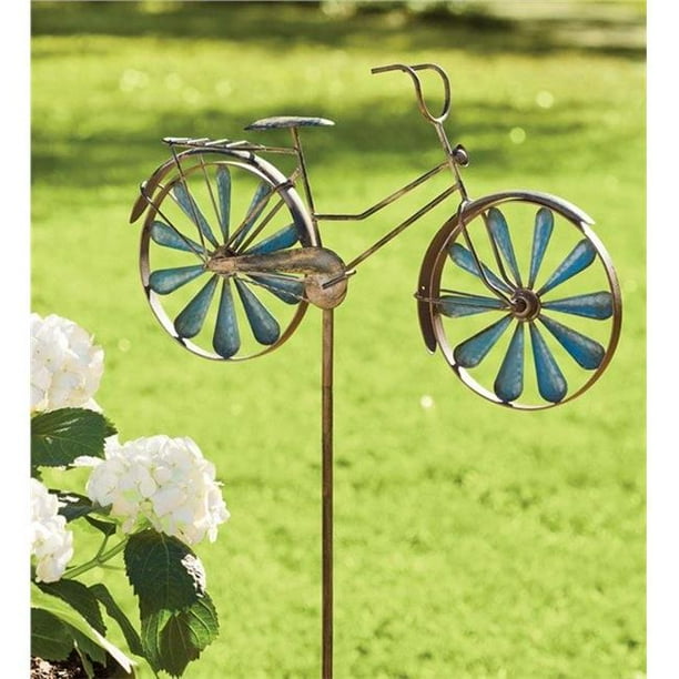 Alpine 245789 Bicycle Wind Spinner Garden Stake Com Alpine 245789 Bicycle Wind Spinner, Wind Spinners For The Garden