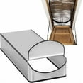 thumbnail image 2 of Attic Door Insulation Cover for Pull Down Ladder or Stair 25" x 54" x 11"- R-Value 15.6 Extra Thick Fire Proof Attic Tent Stairway Insulator with Easy Installation, Door Seal Hatch by, 2 of 9