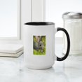 thumbnail image 4 of CafePress - Hare 45 Rabbit Mugs - 15 oz Ceramic Large White Novelty Mug, 4 of 4