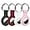 Black/ White/Pink/Rose Red, variant on Waterproof Silicone Air Tags-4 Pack Sale Apple Shockproof GPS Tracker Holder Dog Collar Airtag Case Keychain Air Tag Cover Finders Accessories for Pets,Kids,Luggages