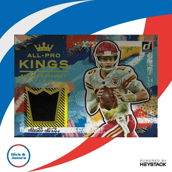 2021 Donruss Patrick Mahomes II All Pro Kings Studio Series Jersey /299 Chiefs