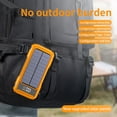 thumbnail image 4 of 20000mAh Solar Power Bank 4 USB Portable Backup External Battery Charger for Cell Phone Orange, 4 of 5