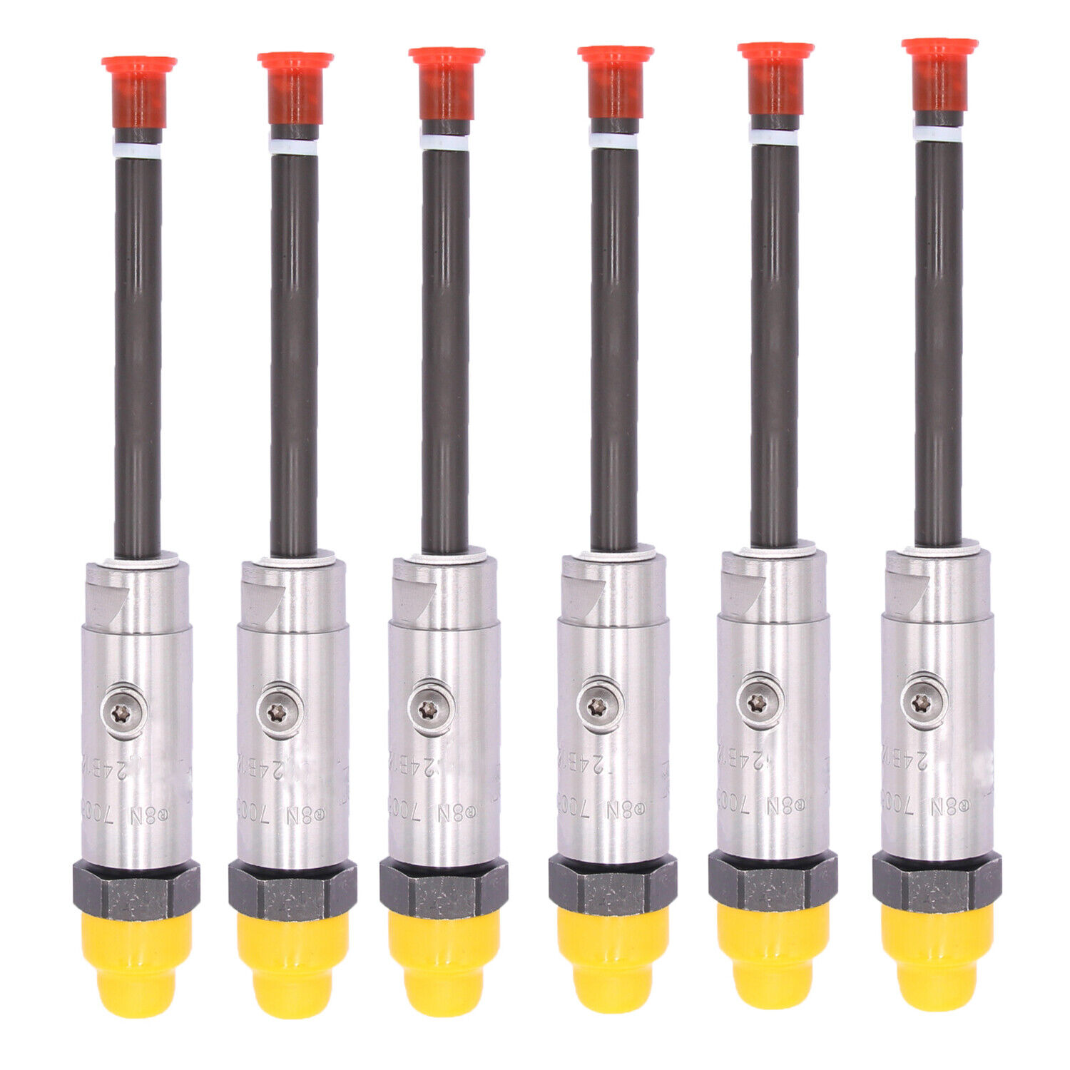 Set of 6 Fuel Injector Pencil Nozzle Fits for Caterpillar CAT 3304 3306