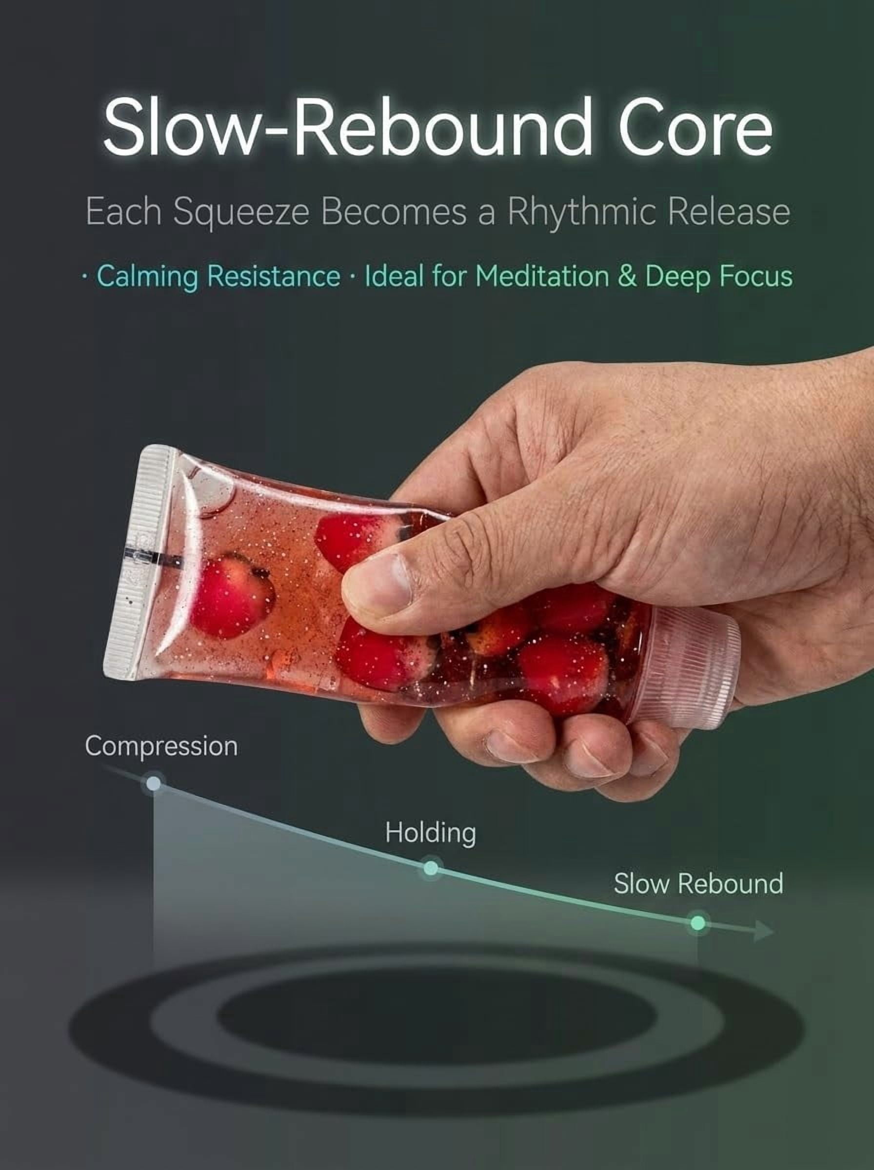Toothpaste Stress Ball Shapeable Squishy Toys Non-Bounce Jam Feel Asmr Fidget for Adults Stress Relief Gifts Squeeze Jar of Jam Relaxation
