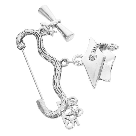 WRITWAA Graduation Brooch Pin Graduation Cap Label Pins Zinc Alloy 1Pcs Memorial Present for Students