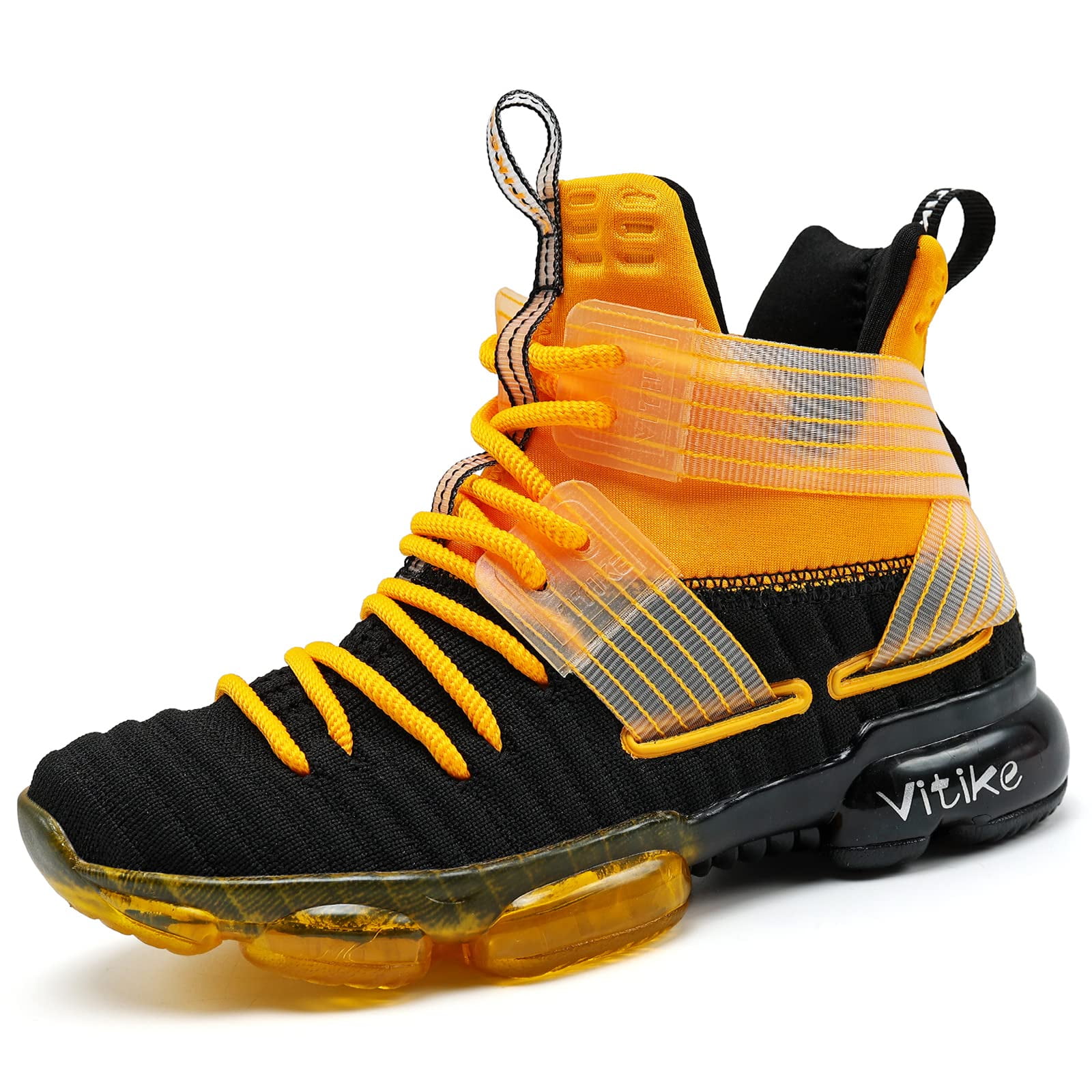 Orange and black youth basketball shoes deals