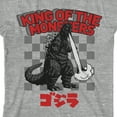 thumbnail image 2 of Godzilla King Of The Monsters Crew Neck Short Sleeve Athletic Heather Boy's T-shirt-Small, 2 of 4
