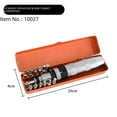 thumbnail image 2 of Ensemble de 14 Embouts de Tournevis à Impact Manuel avec Poignée Ergonomique en Acier Rouge, Construction en Acier au Chrome et au Vanadium Durci, et Étui de Rangement Robuste en Fer – Modèle 88774 (Boîte en Plastique avec Corps en Acier), 2 of 5