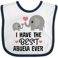 thumbnail image 3 of Inktastic Grandchild Best Abuela Ever Boys or Girls Baby Bib, 3 of 4