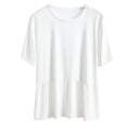 thumbnail image 1 of Yuyuzo Hauts de Pyjama pour Femmes à Manches Courtes Col Ras du Cou Haut Doux et Confortable Vêtements de Nuit Vêtements de Détente Vêtements d'Intérieur, 1 of 5