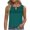 Green, variant on Diufon Tank Tops for Women Hollow-Out V Neck Sleeveless T-Shirts Summer Casual Solid Color Tees