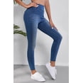 thumbnail image 3 of Navy Blue Women's Skinny Jeggings with Pockets - Flexible Fit and Comfortable Design, 3 of 12