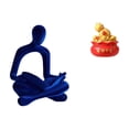 thumbnail image 1 of Figura Humana, Estatua De Pensador Abstracto, Adorno, Escultura Para Oficina, Bar, Boda, Bolsa De Dinero, Arte, Artesanía, Cuenco Del Tesoro, Estatua, Cornucopia Para El Festival De Primavera,, 1 of 8
