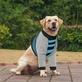thumbnail image 5 of Dog Elbow Protector Sleeve, Short Recovery Shirt for Lick Prevention 1 Pack, Breathable Pet Surgery Suit for Medium Large Dogs, Anti-Injury Coat Blue Size L, 5 of 6