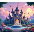 thumbnail image 3 of Fairytale Castle Backdrop Banner for Kids Party Wedding Photo Shoot Birthday Decoration Events Magical Background Props, 3 of 3