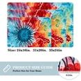 thumbnail image 2 of Tie Dye Polyester Door Rugs - Non-Slip Floor Rugs - Machine Washable Area Rugs, 2 of 6