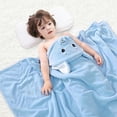 thumbnail image 5 of Kids Hooded Bath Towels Beach Towel Girls Boys Soft Swim Pool Cover Up Super Absorbent Cute Cartoon Animal, 5 of 5
