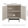 thumbnail image 5 of Evelyn&Zoe Whitman 28" Wide Rectangular Accent Cabinet, Alder White, 5 of 7