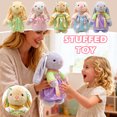 thumbnail image 6 of 16" Easter Bunny Plush Toy in Traditional Hanfu,Cute Stuffed Rabbit Doll for Easter Gifts,cute Small Soft Stuffed Animal Bunny Rabbit Plush Toy for Girls, 6 of 6