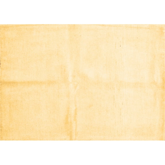Ahgly Company Indoor Rectangle Solid Brown Modern Area Rugs, 6' x 9'