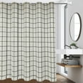thumbnail image 5 of Cinvoph 47"x71" Shower Curtain Plaid Shower Curtain with 8 Hooks Heavy Duty Cottagecore Vintage Rustic Shower Curtains for Bathroom Decor, 5 of 6