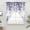 Purple, variant on Sage Green Eucalyptus Leaves Swag Valances for Windows, Kitchen Curtains 36 Inch Length 2 Panels Set, Spring Summer Botanical Short Curtains for Small Windows Rod Pocket Cafe Curtains Drapes 28"x36"