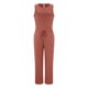thumbnail image 3 of Gibobby Monos de Moda Mujer Soid Summer Button Lace Up Manga corta Light Rip Straight Mono Chaleco Pantalones largos(Rojo， M), 3 of 5