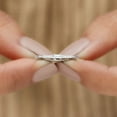 thumbnail image 2 of Empire Jewelry 0.8 Ct Baguette Cut Excellent Casual Stacking Diamond Ring - 14K White Gold Plated Anniversary Rings on Sale - Stackable Rings - Daily Wear Fine Jewelry - Anniversary Gifts, 2 of 5
