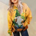 thumbnail image 2 of Staki St Patricks Sweatshirt Kids St Patricks Day Hoodie Long Sleeve Graphic Sweatshirt 3-12Y(Khaki,4-5 Years), 2 of 6