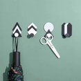 thumbnail image 4 of Pcs Geometric Sticky Hooks Wall Mounted Coat Racks Creative Hook Organizer, 4 of 4