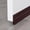 Brown, variant on Kmonabie PVC Under Door Draft Stopper Weather Stripping Door Sweep Gaps Filler, Noise Blocker Wind Blocker Air Draft Guard, Bottom Gaps Filler for Bedroom AC, 39.37 Inch Length, Gray