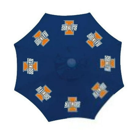 Seasonal Designs CTU117 Collegiate Patio Umbrella Illinois