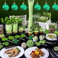 thumbnail image 4 of Chapeau de Paille Vert pour la Saint-Patrick, Pendentif Décoratif Rond Doré pour Fête, 4 of 7