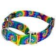thumbnail image 3 of Country Brook Petz® Classic Tie Dye Martingale Dog Collar and Leash, 2XS, 3 of 7