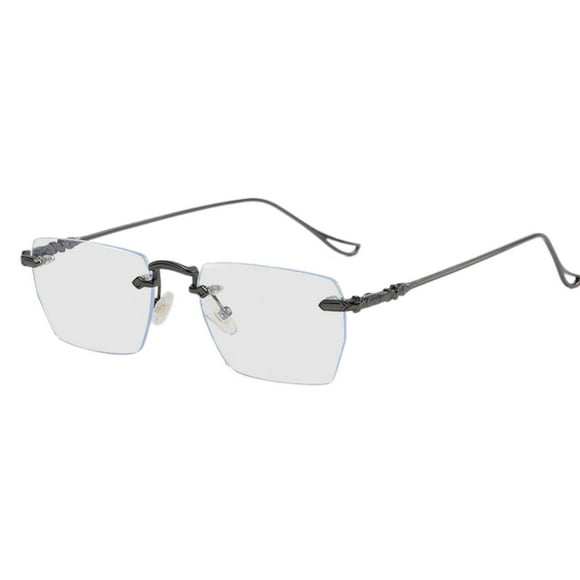 Anteojos Anteojos Anti Luz Azul para Compras Pantallas de Computadora Hombres Marco gris oscuro