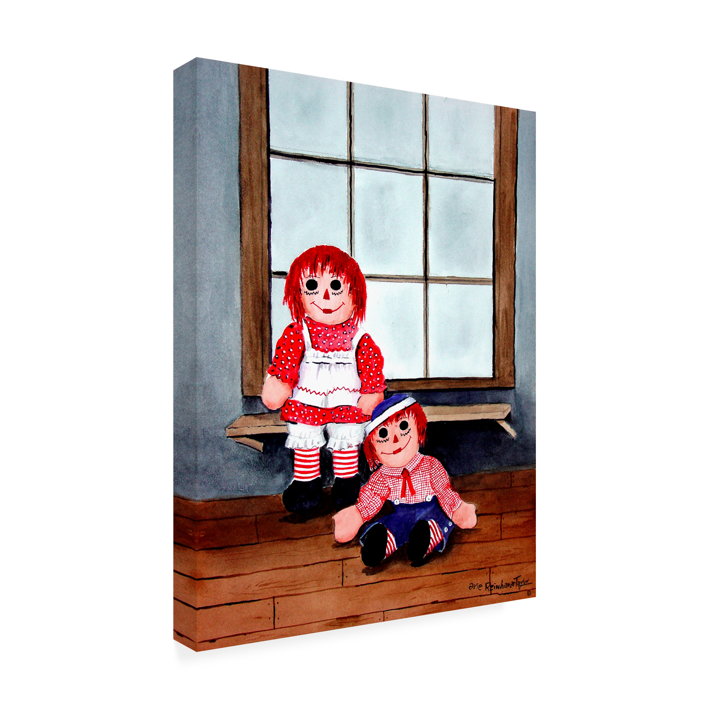 Trademark Fine Art 'Raggedy Ann And Andy' Canvas Art by Arie Reinhardt Taylor