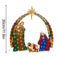 thumbnail image 3 of Easter Decorations for Home Clearance! Christmas Scene Garden Festive Easter Decoration Figurines For Home Yard & Patio For Holiday Celebrations & Seasonal Display(D), 3 of 7