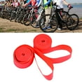 thumbnail image 3 of 2 Pcs Tires Cushion Liners Puncture Proof Rim Strip Rim Tape Tires Protector Inner Tube for MTB Road Bike 26 Inches x 18mm (Red), 3 of 6