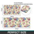 thumbnail image 7 of Pioneer Flower Floral Print Pattern Kitchen Rugs Sets Of 2,Anti Fatigue Kitchen Mat Rugs Non Slip Washable,Decorative Kitchen Floor Mats for Kitchen,Sink,Laundry,17"x30"+17"x47", 7 of 7