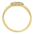 thumbnail image 2 of 14k Two-tone Gold Womens Heart Ring, 2 of 3