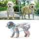 thumbnail image 4 of Impermeable para mascotas, impermeable ligero de plástico transparente con capucha para mascotas (azul, XL), 4 of 5