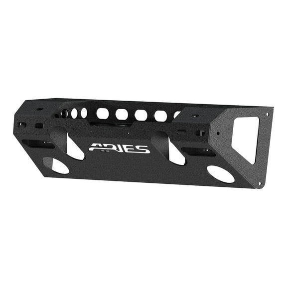 ARIES 2081004 TrailChaser Black Aluminum Front Bumper Center Section Only, Select Jeep Wrangler JL, Gladiator Fits select: 2018-2019,2021 JEEP WRANGLER UNLIMITED