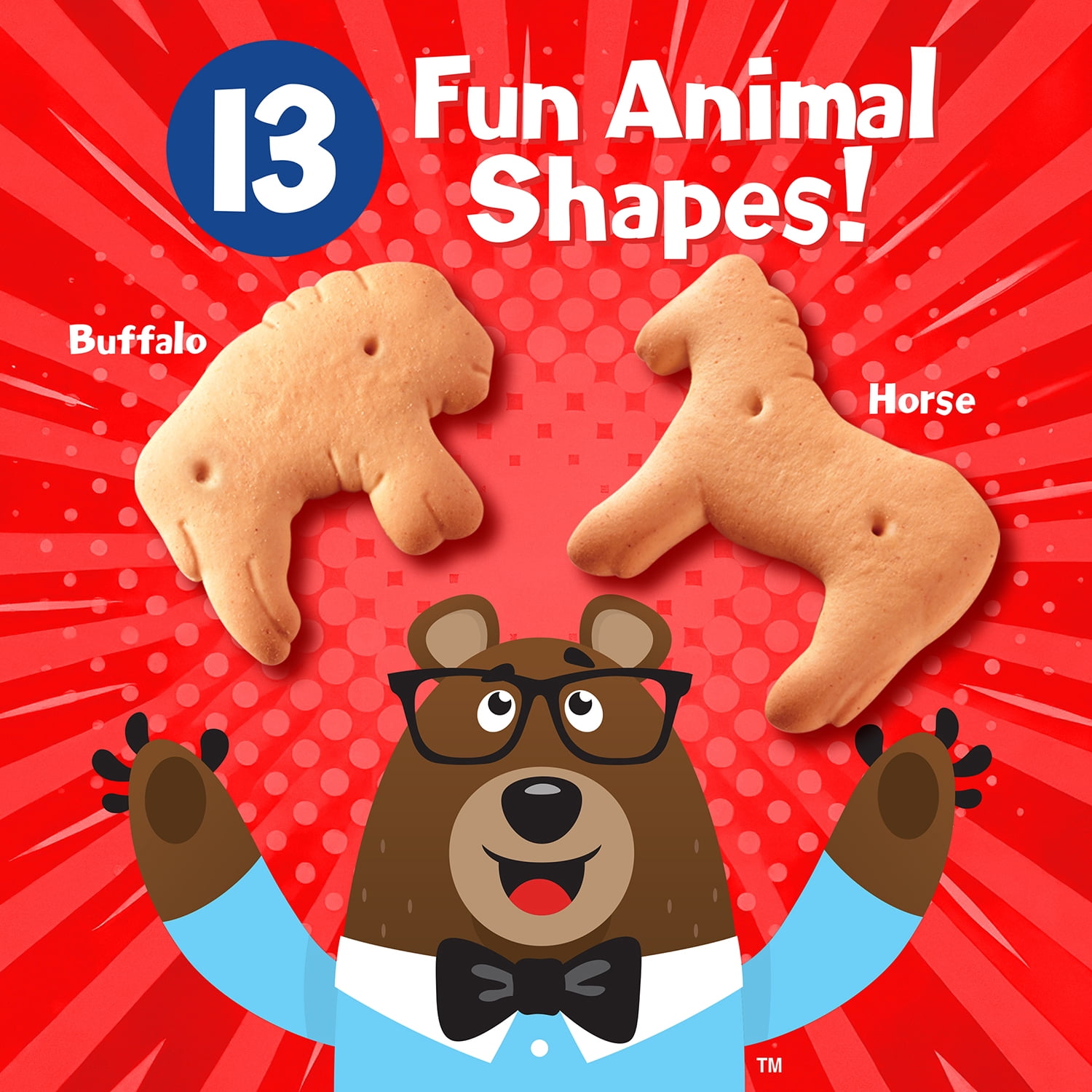 (6 pack) Stauffer's Simply Animals Original Animal Crackers, Kid Snacks, 12-1oz School Snack Packs