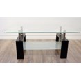 thumbnail image 2 of Nola Furniture Modena Rectangular Glass Coffee Table 2 Tier, 2 of 3
