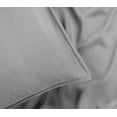 thumbnail image 4 of STYLINEN Pillowcase King Size 2pc Set (20"x40") - 100% Organic Eucalyptus Lyocell Tencel, Silky Soft & Smooth, Envelope Closure (2 King Pillowcase Set, Silver Pearl), 4 of 6