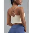 thumbnail image 2 of PISONIC Women's Sports Bra - Breathable & Comfortable Yoga & Fitness Top with Straps, Medium Stretch, Non-Padded, Perfect for Workouts & Casual Wear, Workout Clothes, 2 of 12